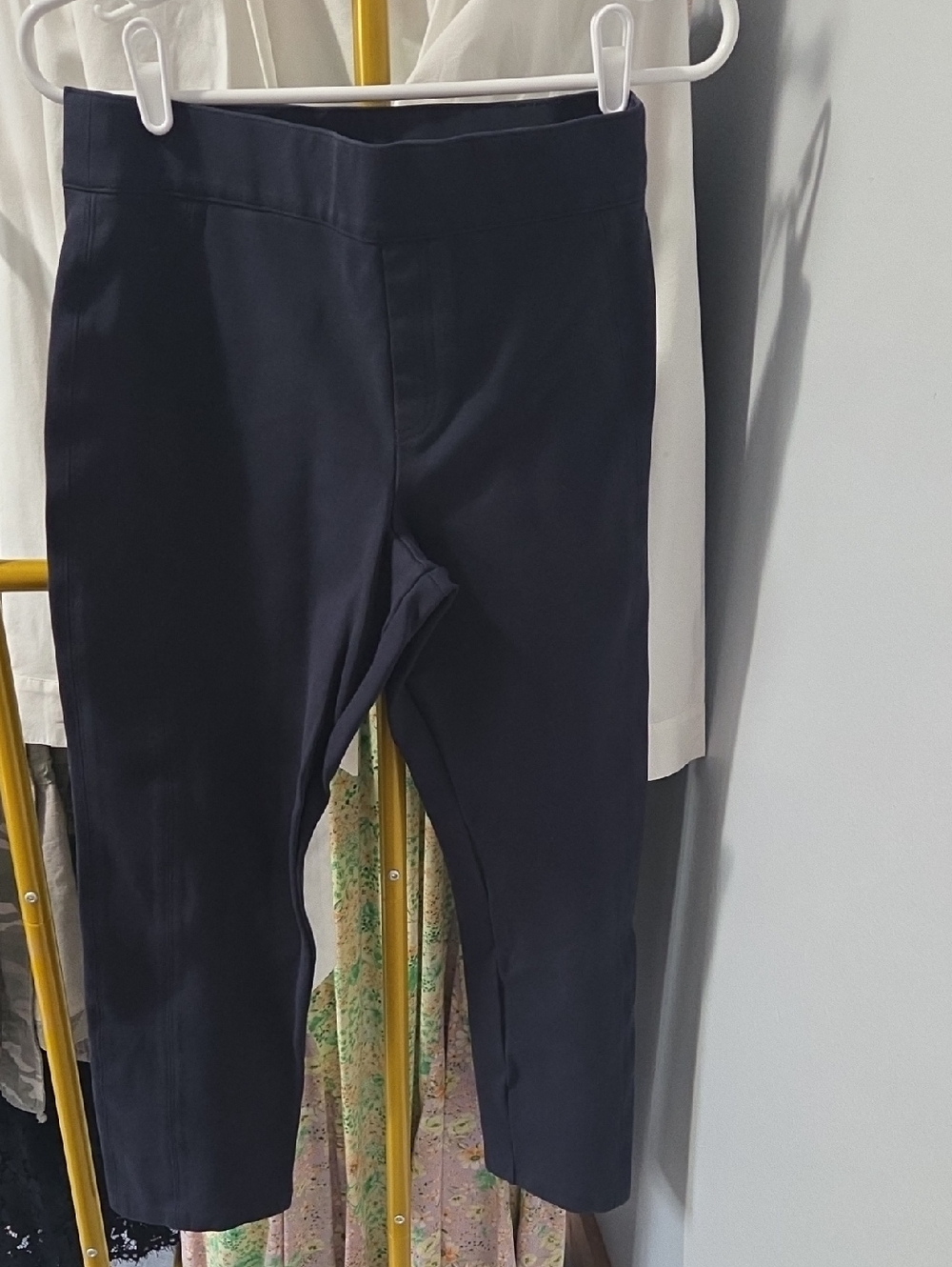 SPANX Navy Ponte Ankle Pants